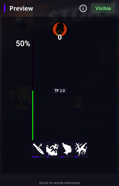 ESP Preview card with a dummy showing live ESP visuals in the Octarine menu