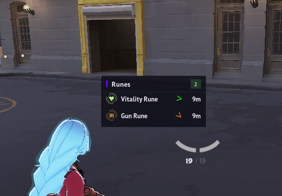 Rune panel overlay in Deadlock
